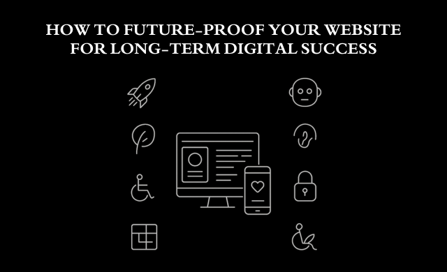 Illustration showing how to future-proof your website in 2025 with modern design trends