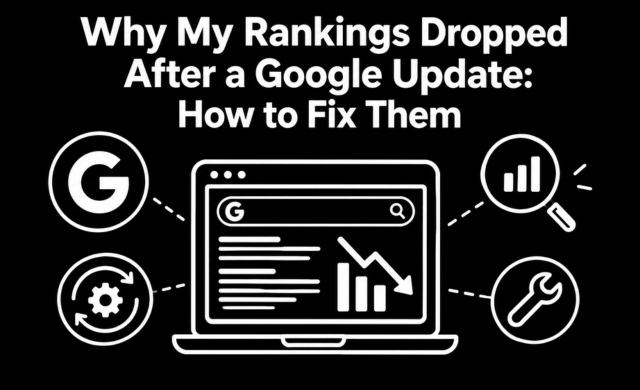 Why My Rankings Dropped After a Google Update: How to Fix Them