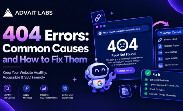 404 Errors: Common Causes and How to Fix Them